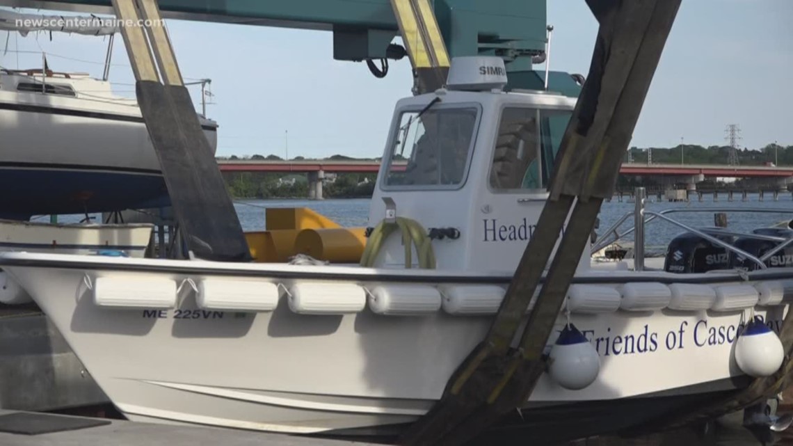 Pumpout boat skims sewage out of Casco Bay