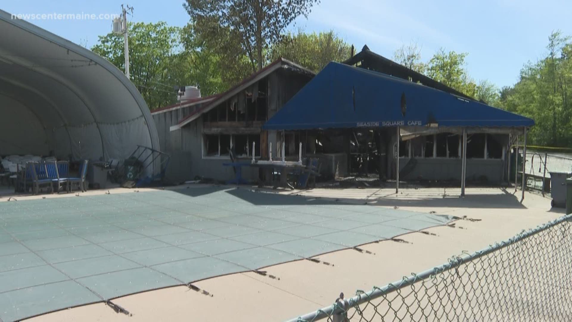 The Scarborough community is joining together to support the owners of Bayley's Camping Resort, which lost a major building to a fire Tuesday.