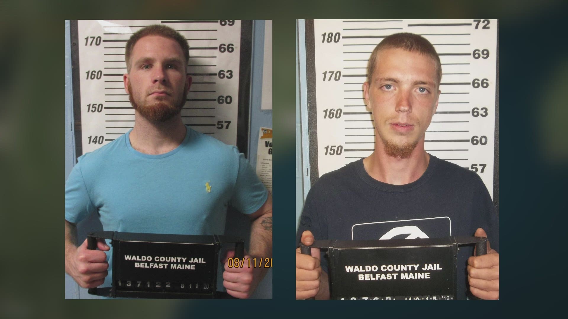 Cameron Dana and Dakota Raven were found sitting in a stream in Ossipee by New Hampshire police on Sunday night. The two are now facing charges in both states.