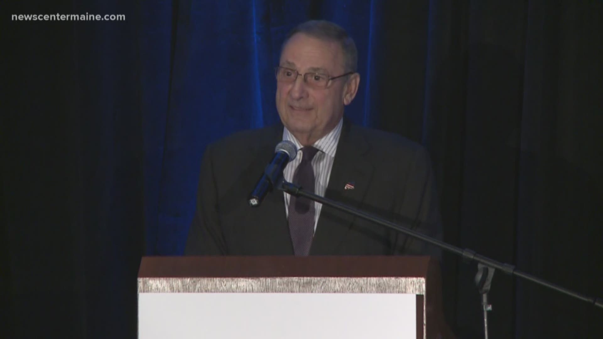 LePage back at Blaine House after hospitalization