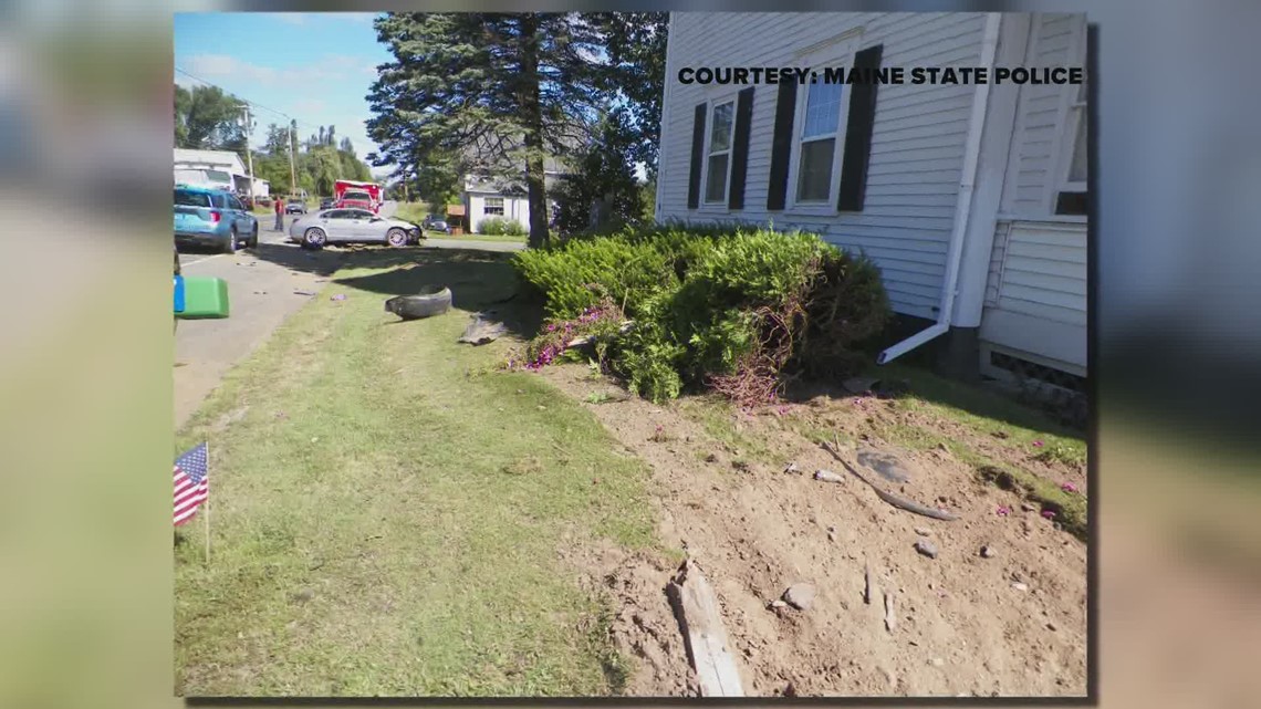 Car Crash In Monticello Damages Home | Newscentermaine.com