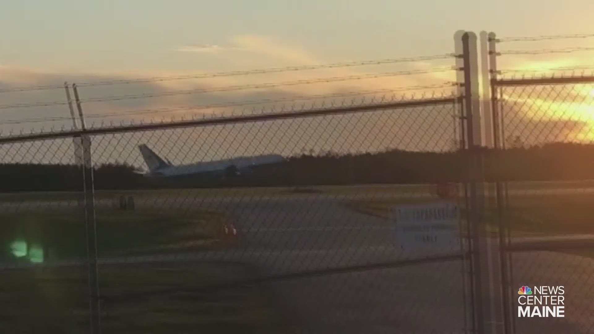 Vice President's plane and crew may have trained in Bangor