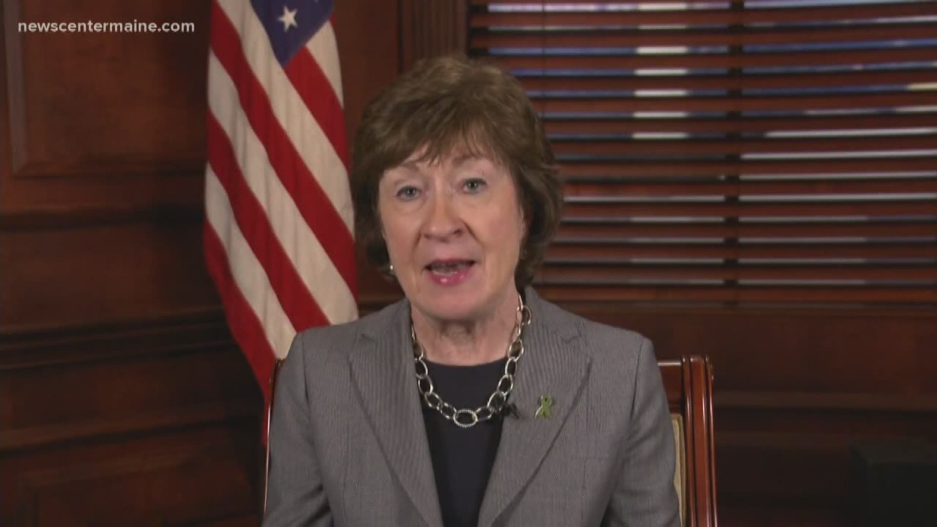 Sen. Collins will not comment on impeachment inquiry.