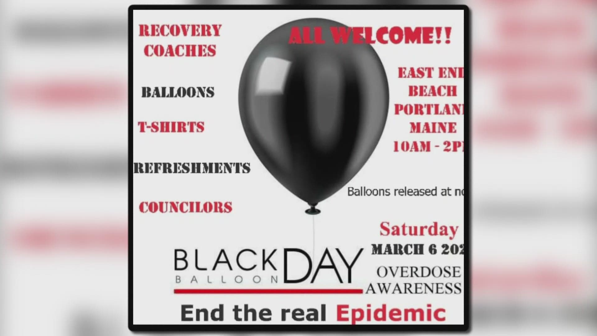 2020 was the worst year Maine has seen to date for drug-related overdoses, and this event hopes to bring more attention to those who lost their lives.