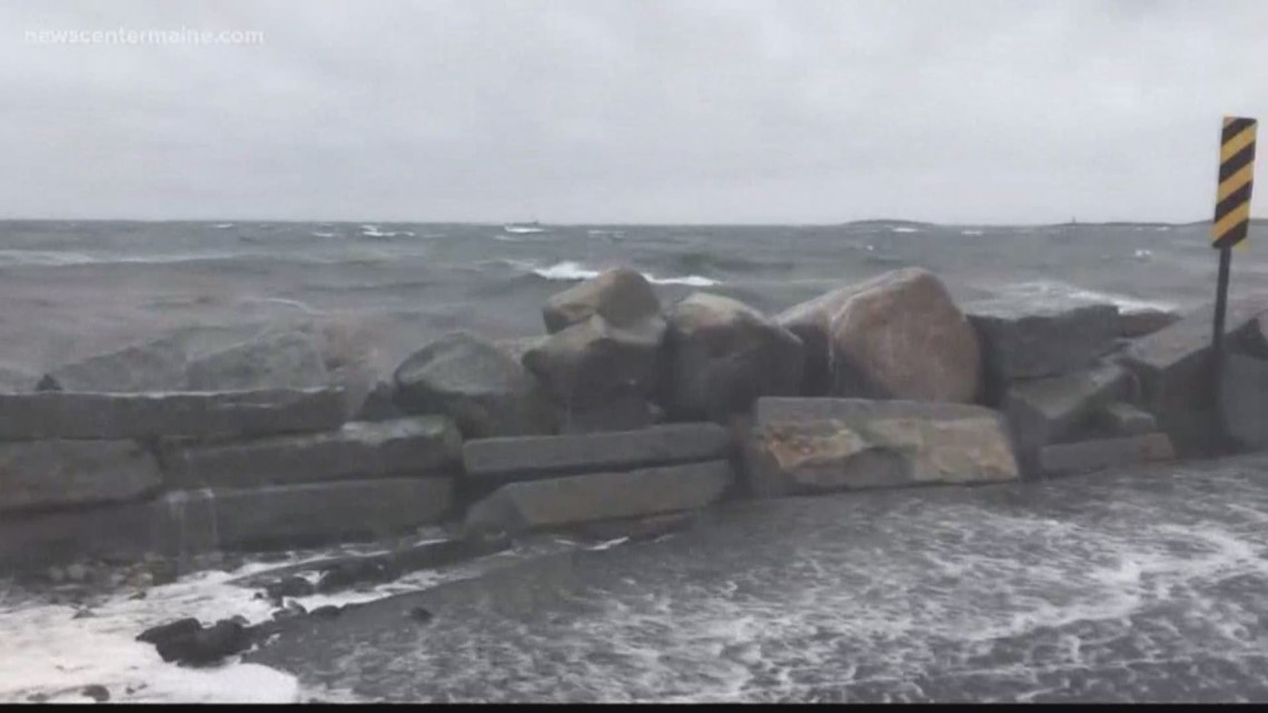 Camp Ellis Storm Damage