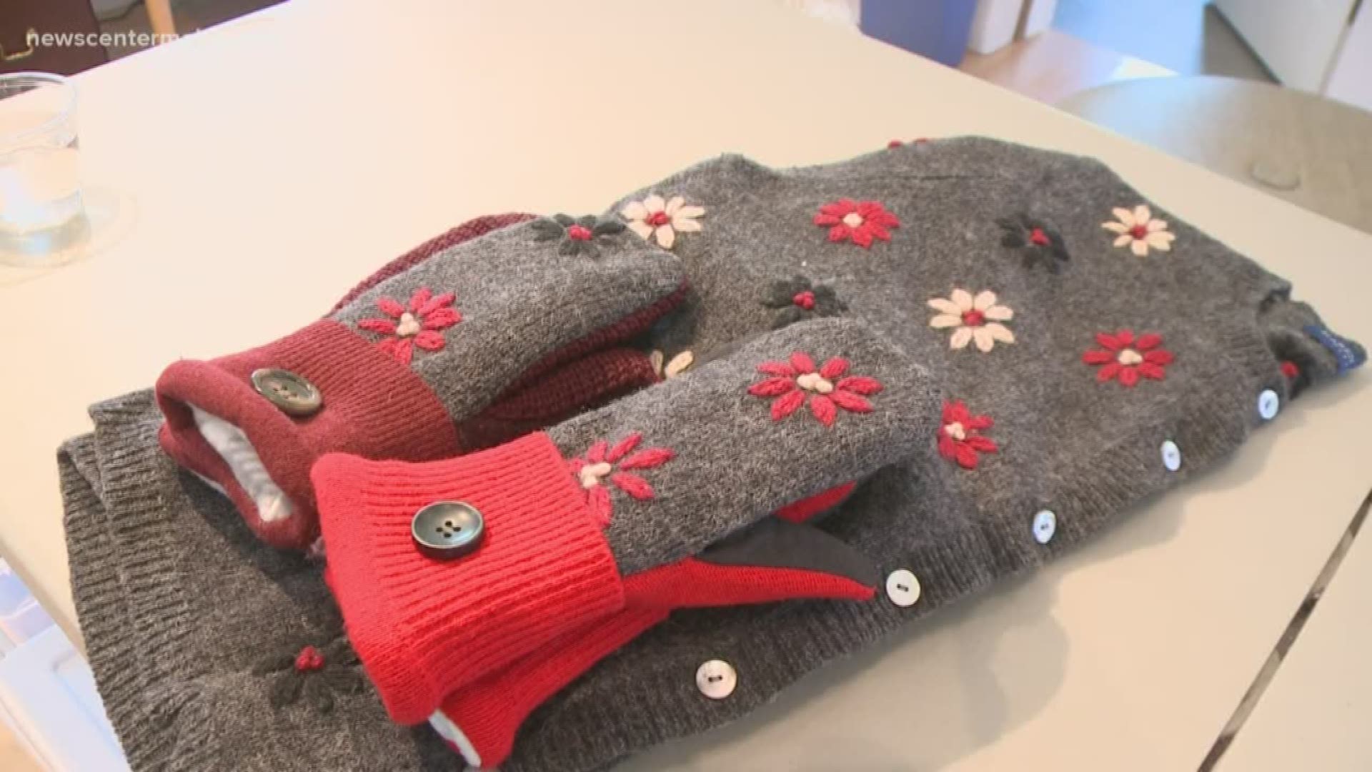 "Memory Mittens" began when a friend asked Marilyn Robertson to create something out of the sweater of her late mother.