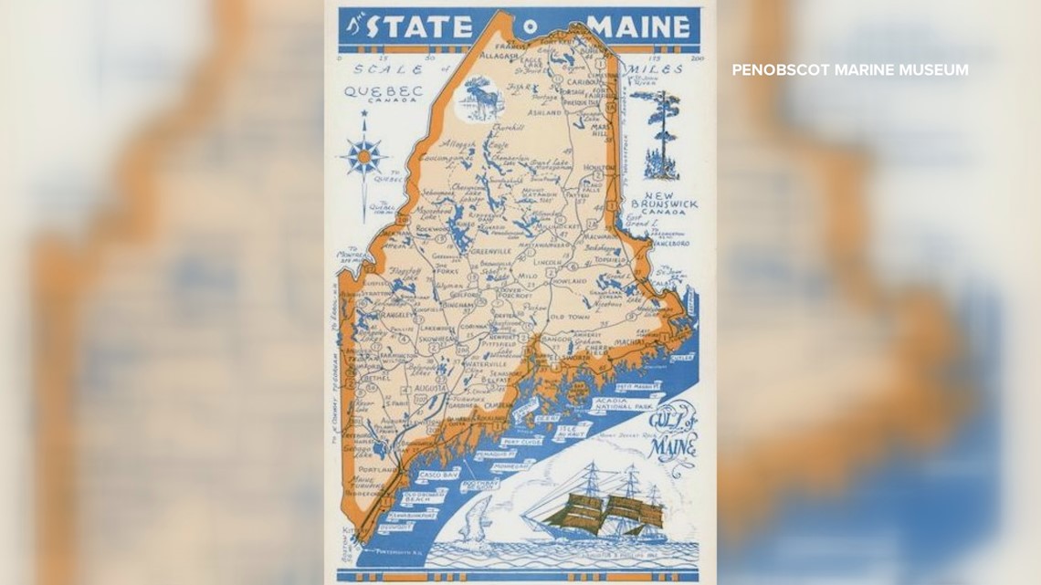NEWS CENTER Maine reporter gets a dose of Maine history from hand-me-down map decoration - Vimarsana News
