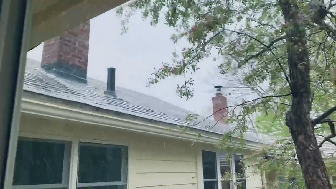 Hail Storm in Winterport