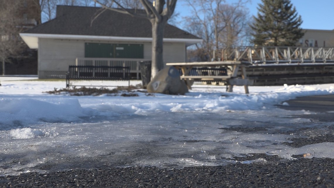 Game Wardens urge you to check the ice before you step on it