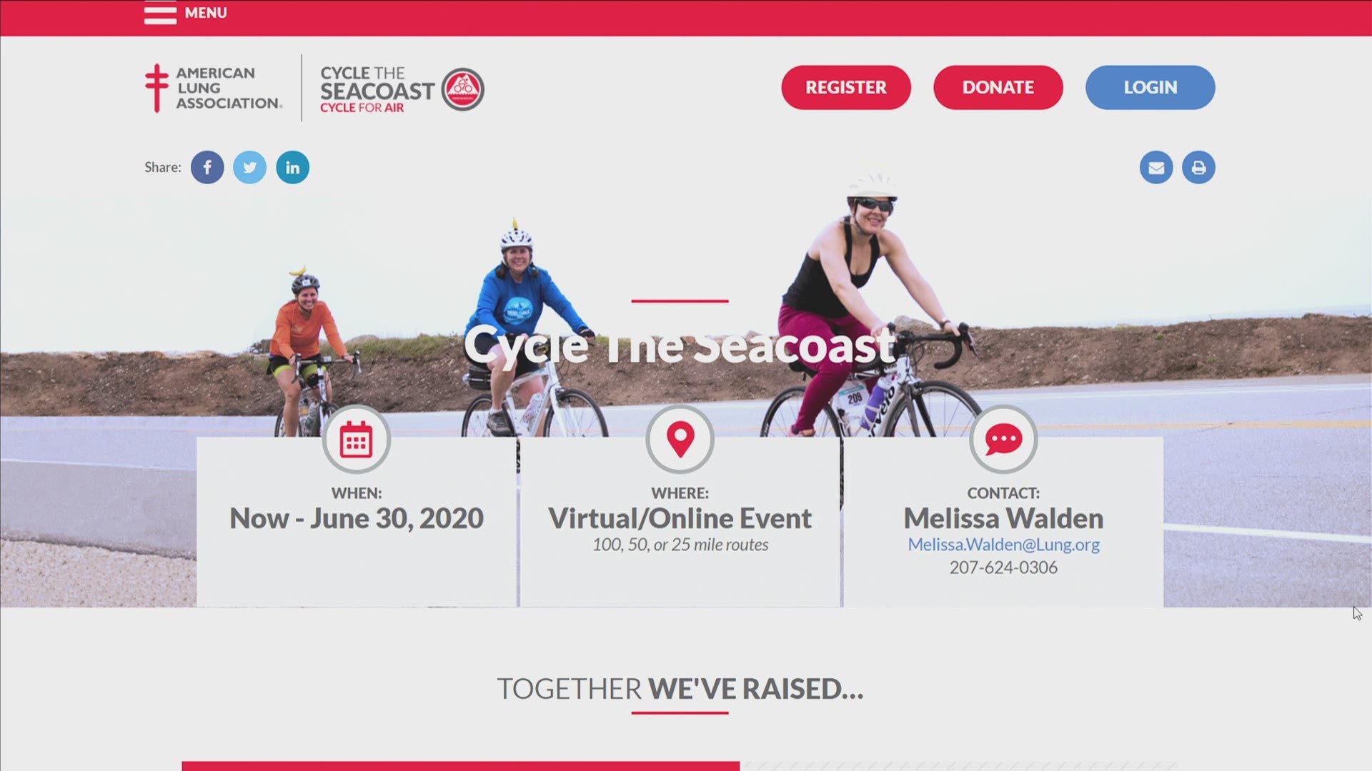 Cycle the Seacoast event goes virtual