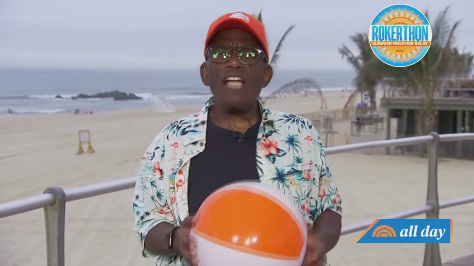 Live from the Portland Head Light, Ryan Breton took part in Al Roker's Rokerthon to break a world record for the most people in an online weather reporting  relay