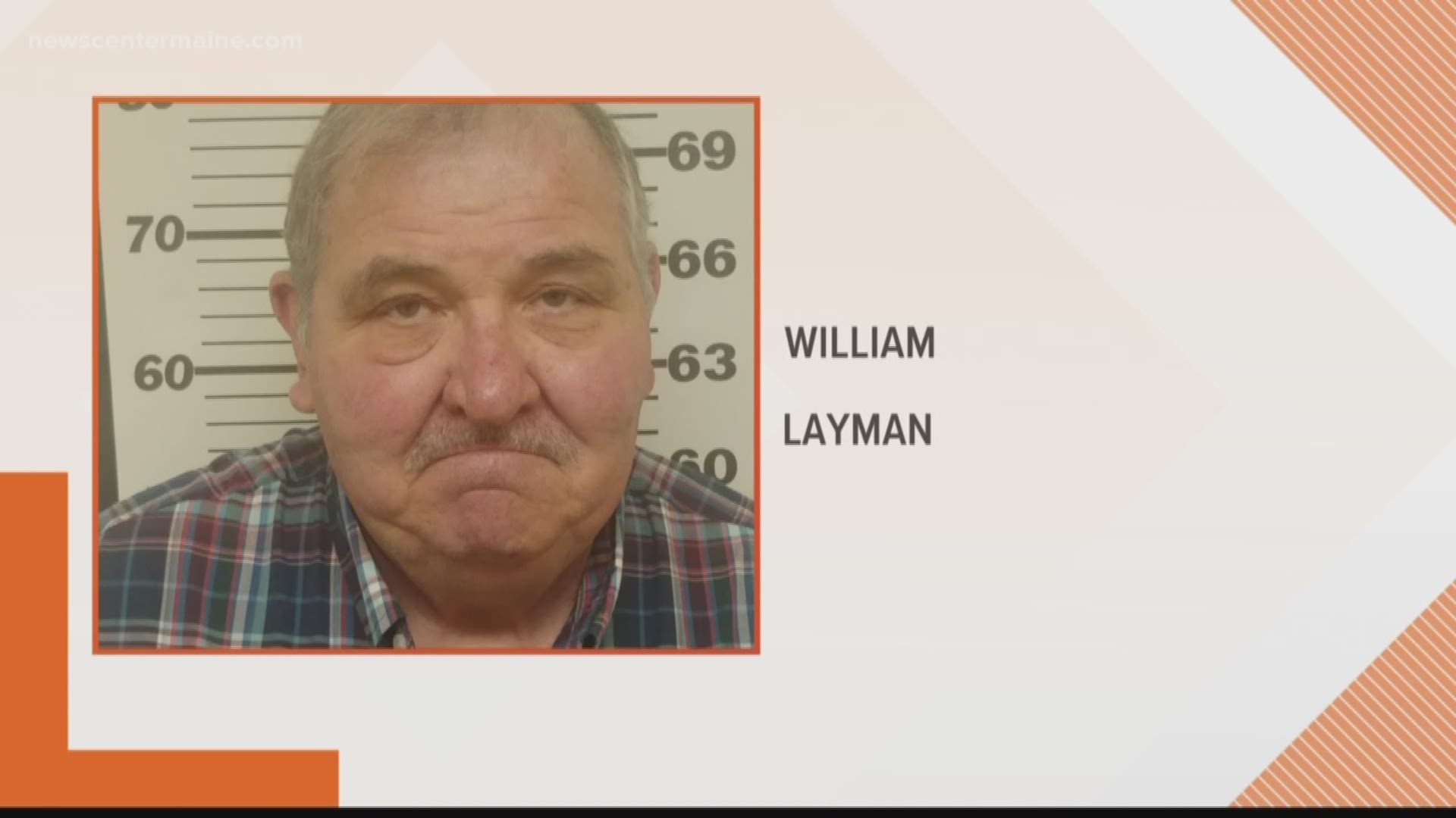 Police say William Layman drove his truck recklessly and, in a manner, which endangered two students by failing to stop for them.