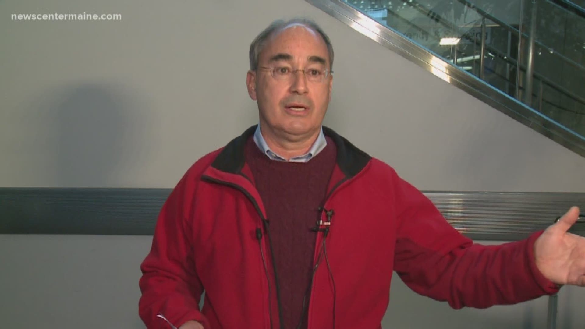 Bruce Poliquin spoke to the media Tuesday about his request to recount the 2nd district race