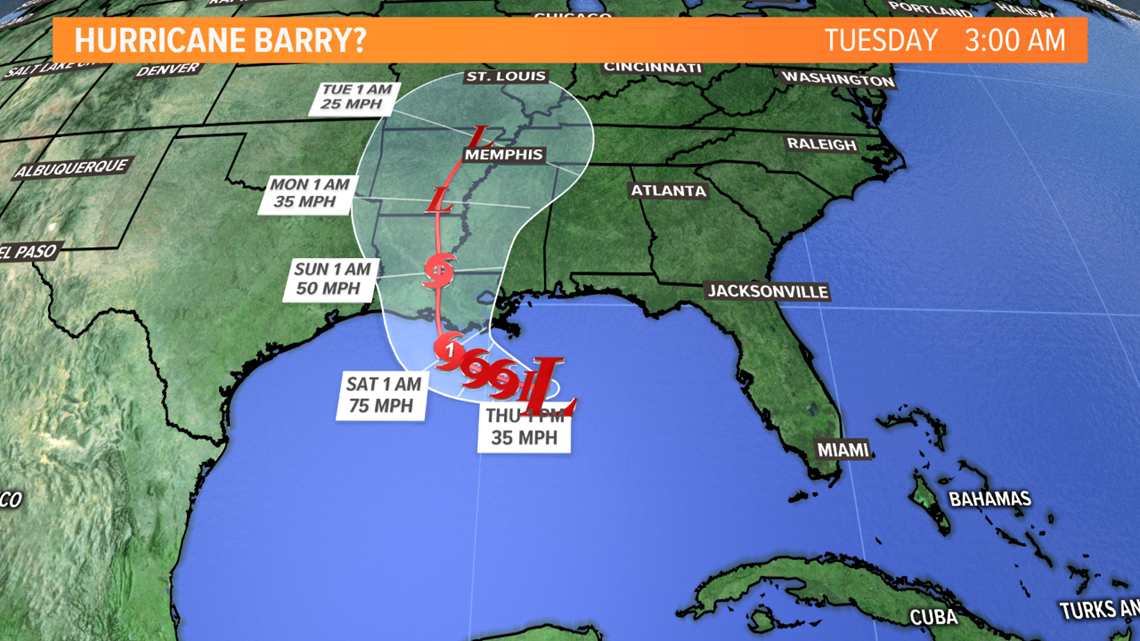 Tropical Update: Barry Likely Forms Today | newscentermaine.com