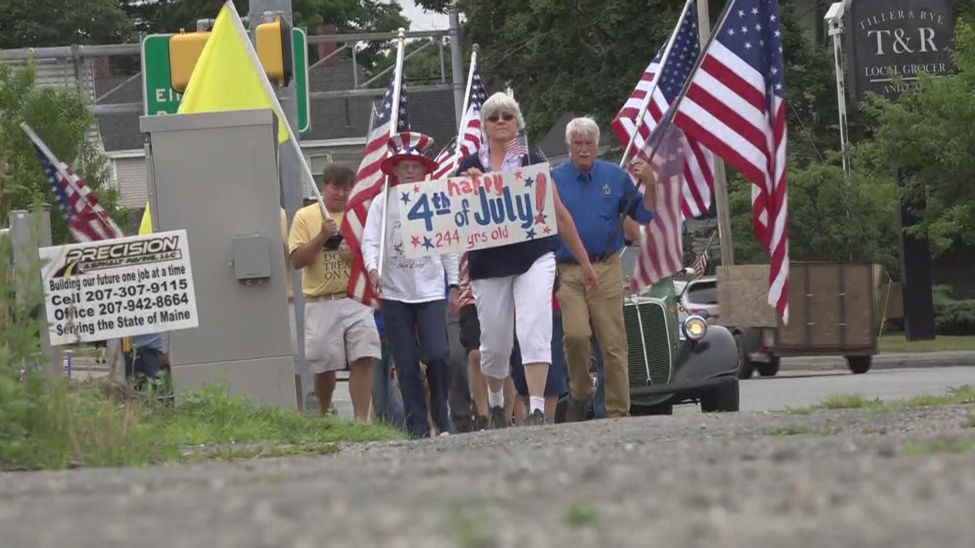 People still get out and enjoy the day during the Brewer, Maine 4th of July parade