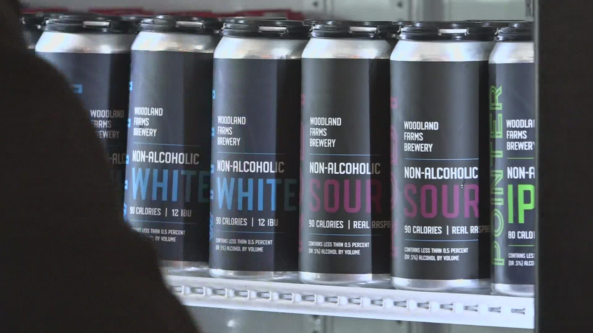 Brewers in Maine are working to create craft beer without the booze