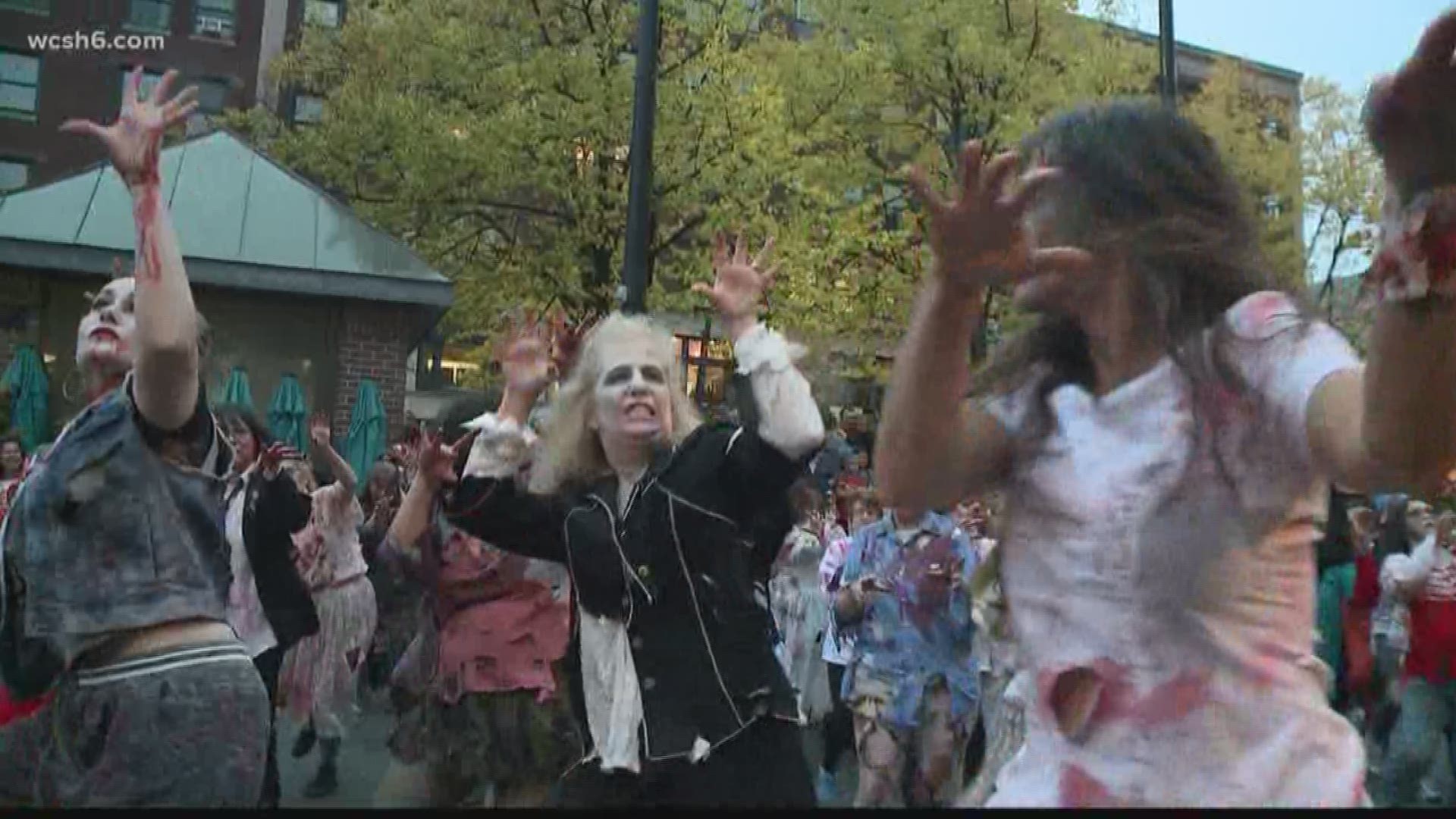 When zombies take over Congress Square Park...