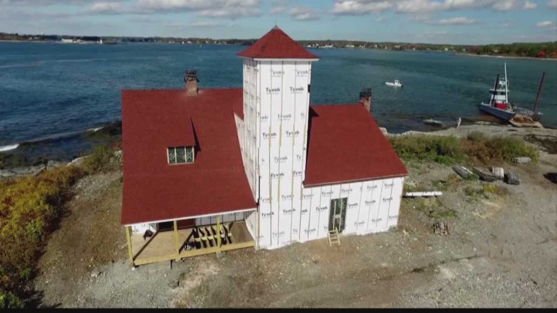 The Wood Island Life Saving Station in Kittery is two years away from being completely restored after nearly 60 years of neglect. 