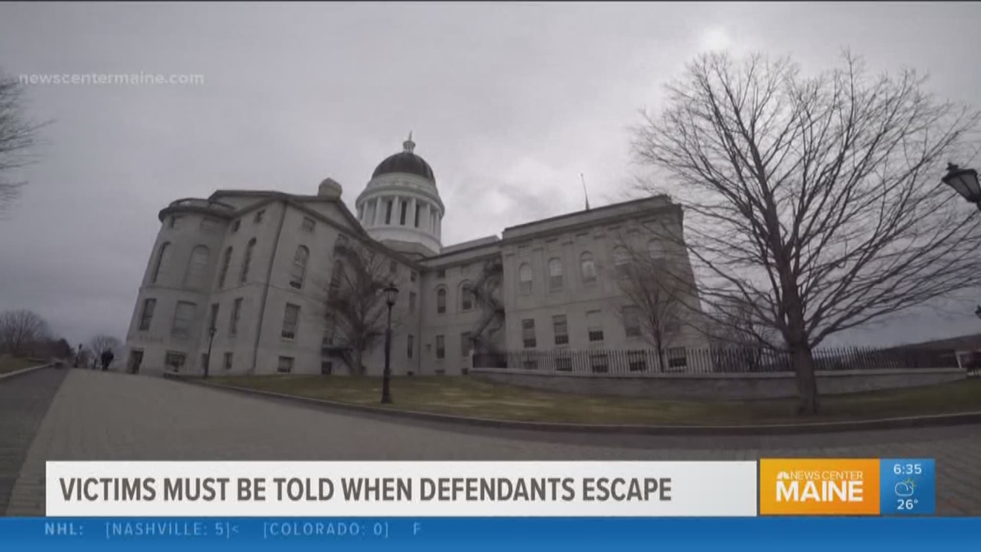 Victims must be told when defendants escape
