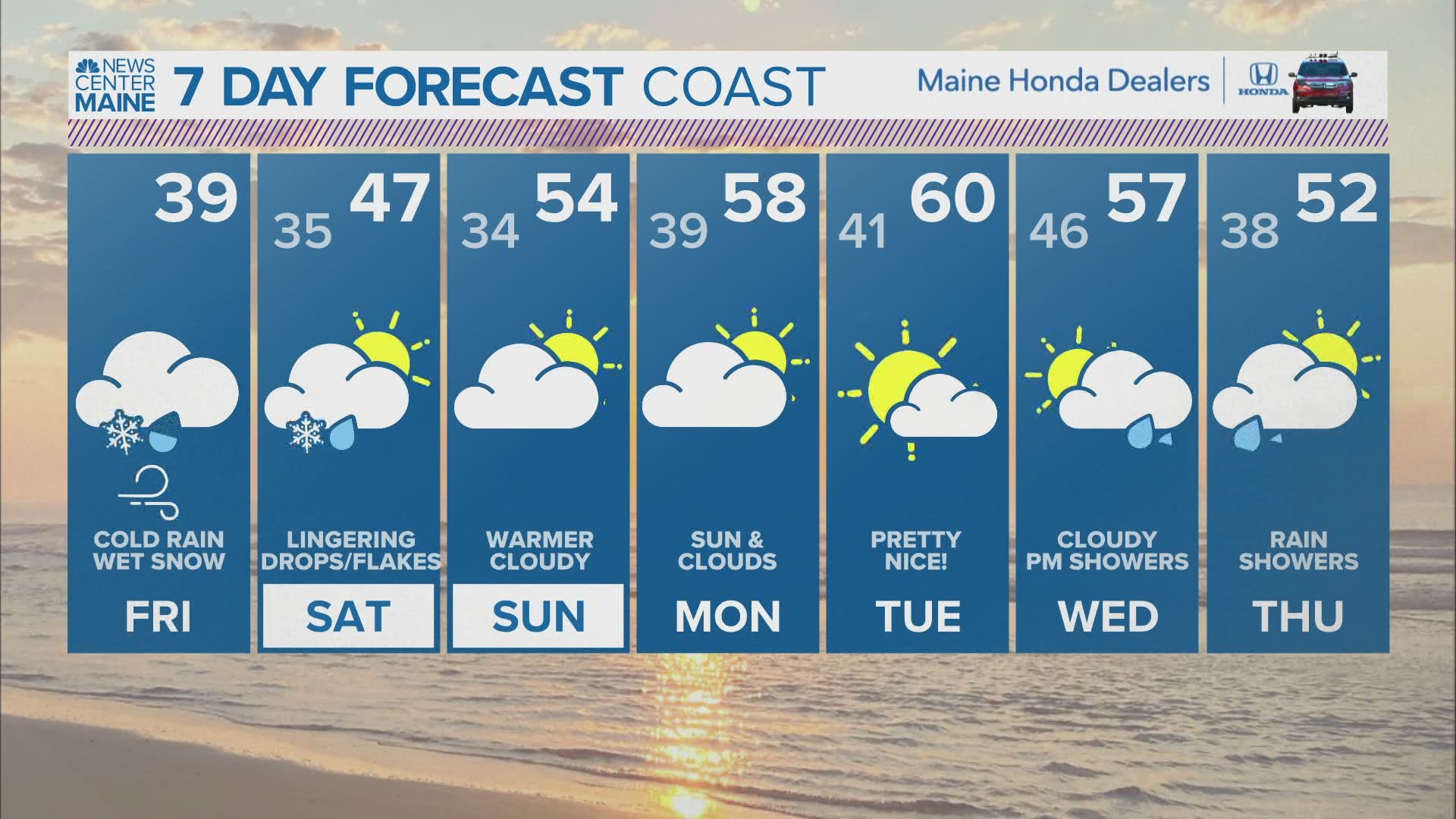 NEWS CENTER Maine Weather Video Forecast Updated 12:30pm Friday, April 16th