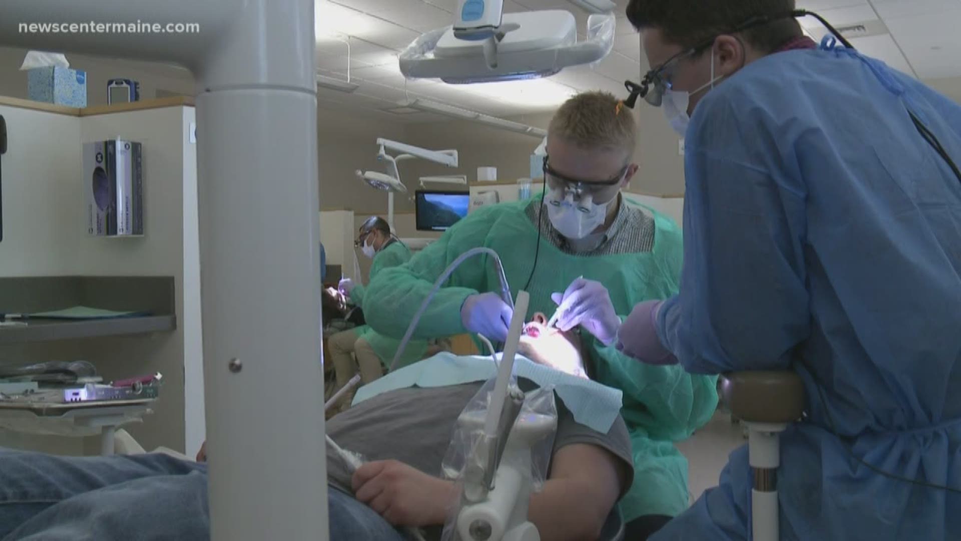 Each year University of New England students across the state spend one day volunteering their time and skills providing free dental care to anyone who needs it.