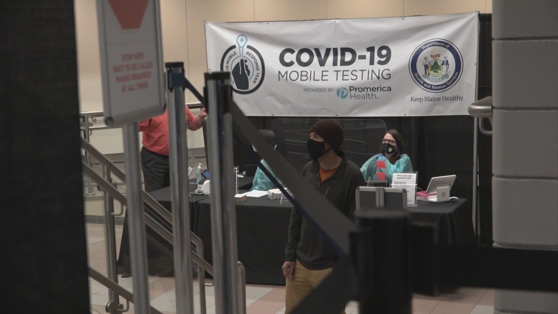 The Portland International Airport is offering COVID-19 tests for the public and tests on-arrival off a United flight.