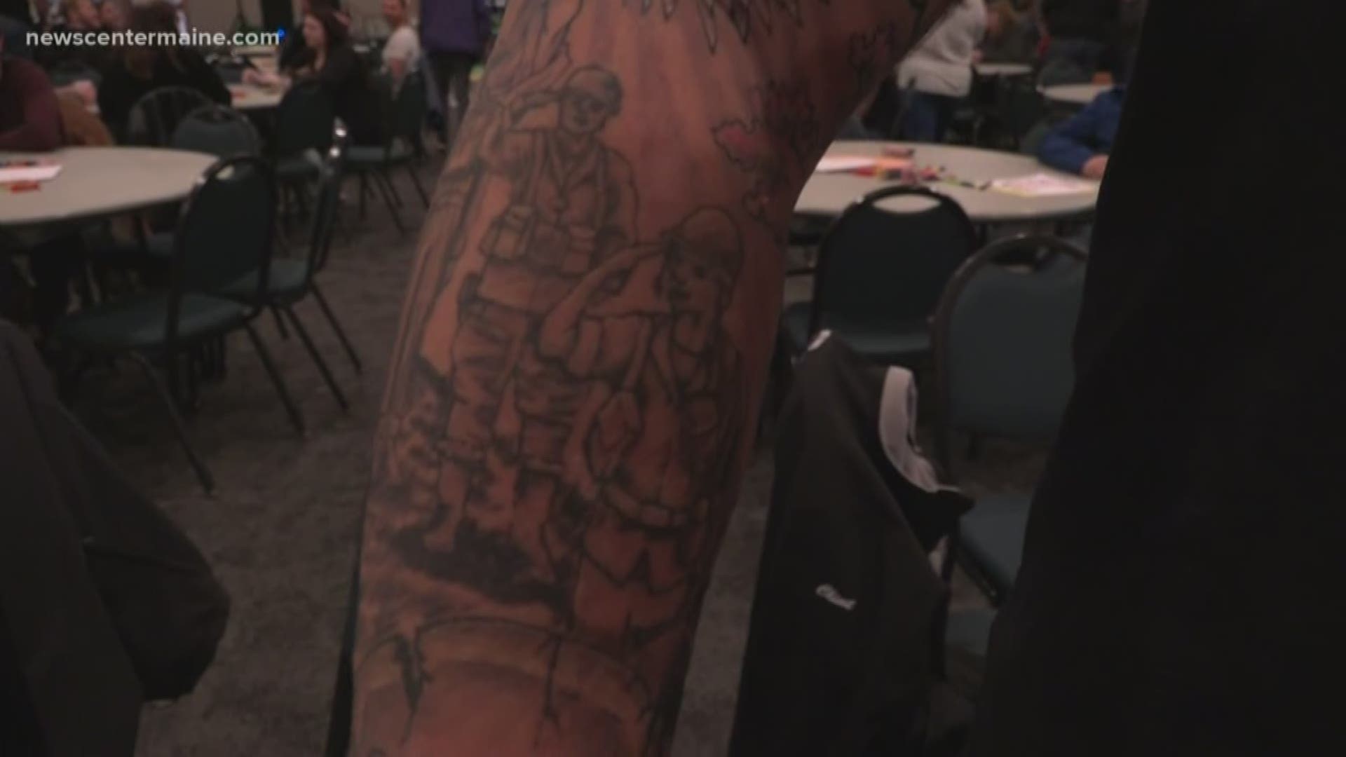 Folks are rolling up their sleeves and showing off their ink for the Veteran's Benefit Tattoo Contest.