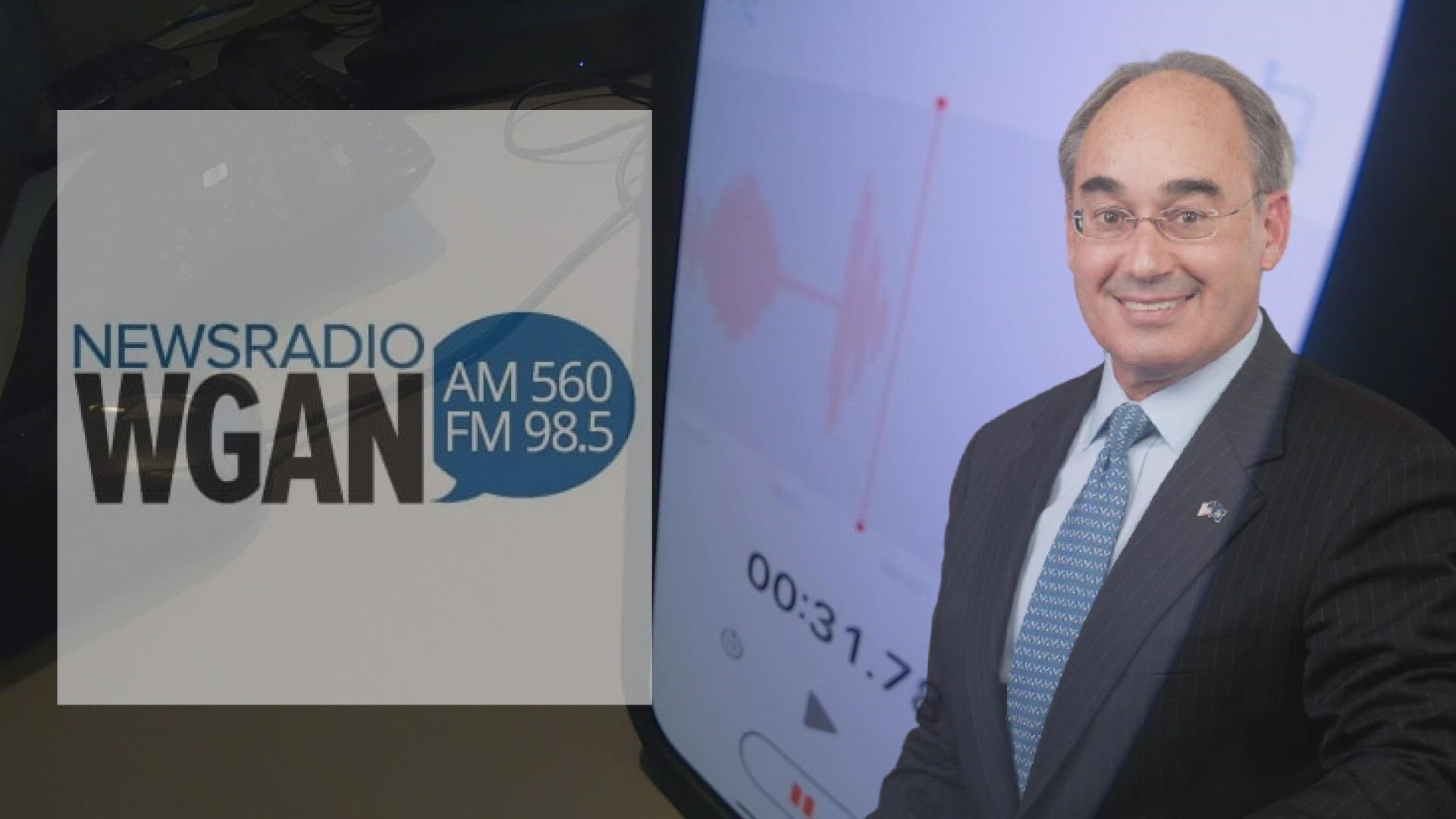 Bruce Poliquin makes reelection announcement on WGAN radio
