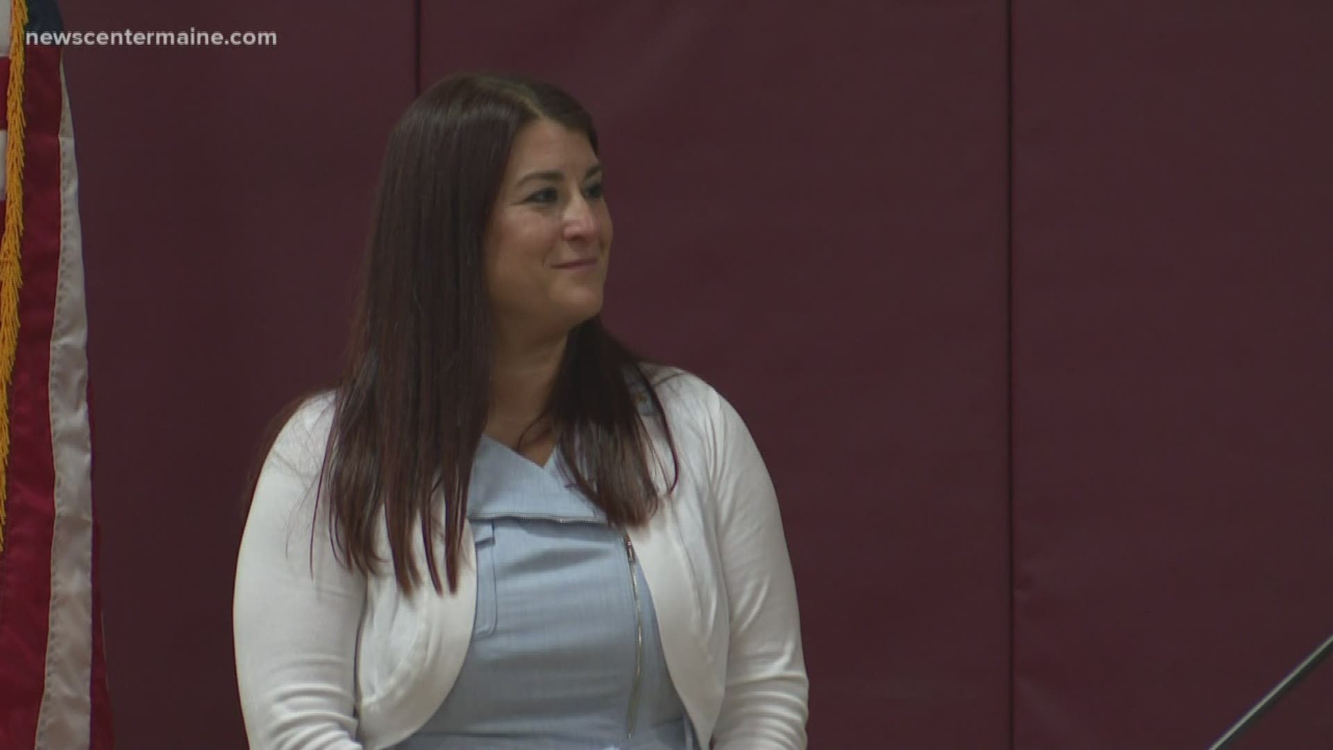 Maine's teacher of the year was honored Thursday/