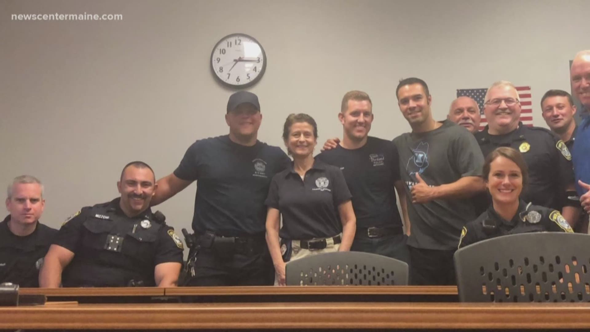 South Portland police officers conquers cancer.