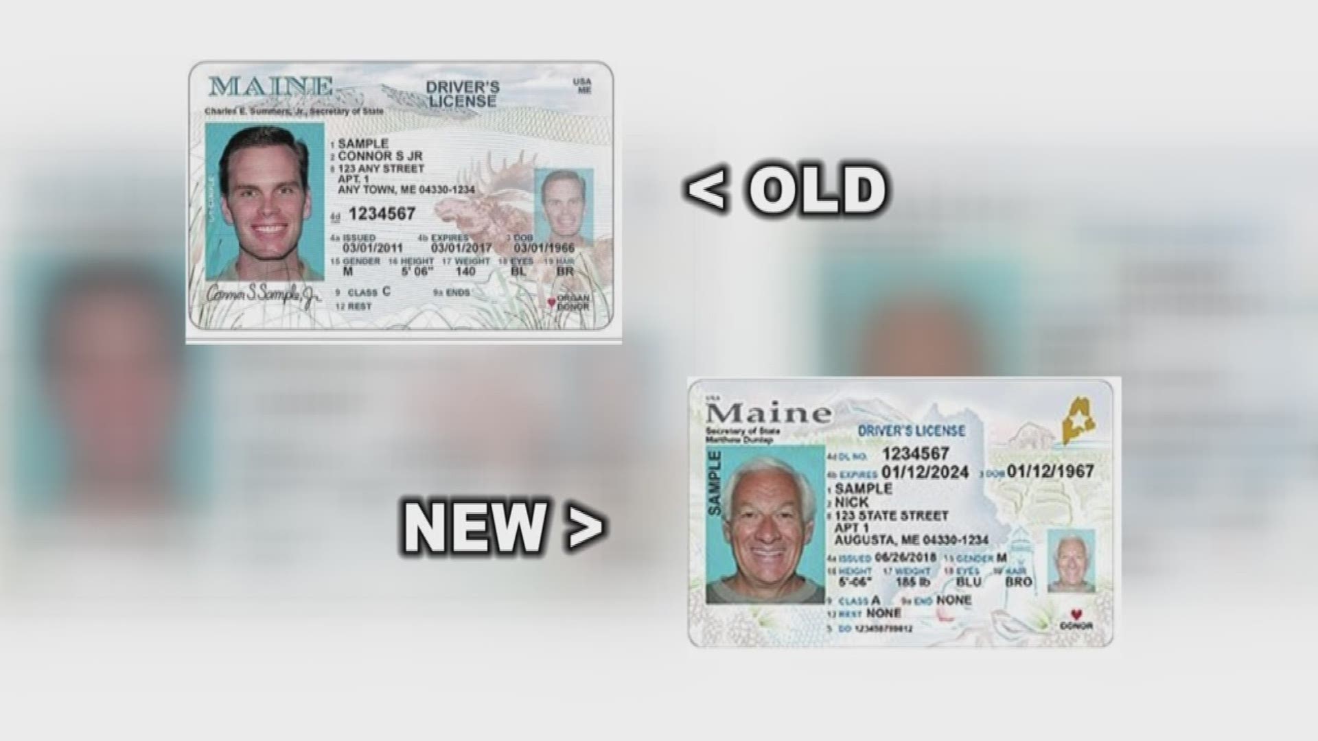 The new Maine I.D. design is the state's first in nearly a decade.