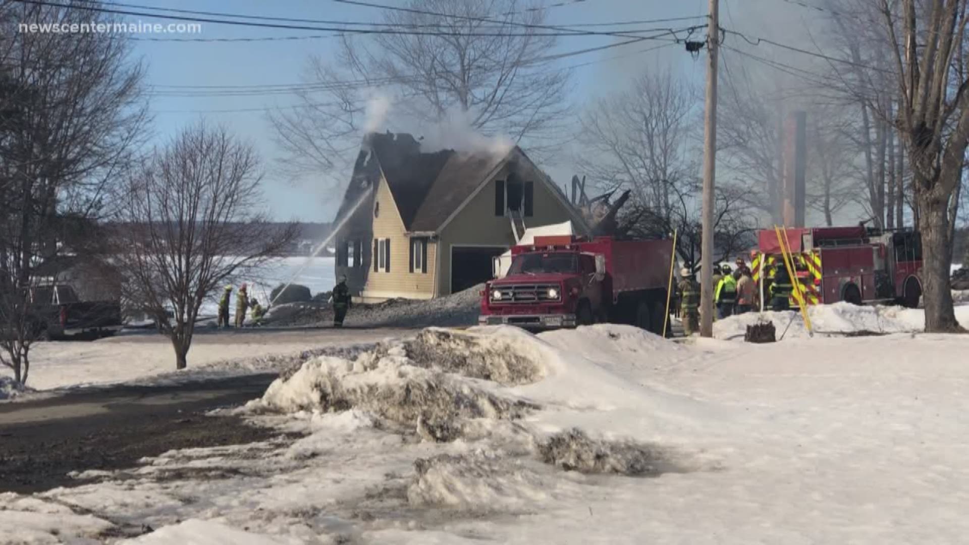 House fire in Sidney