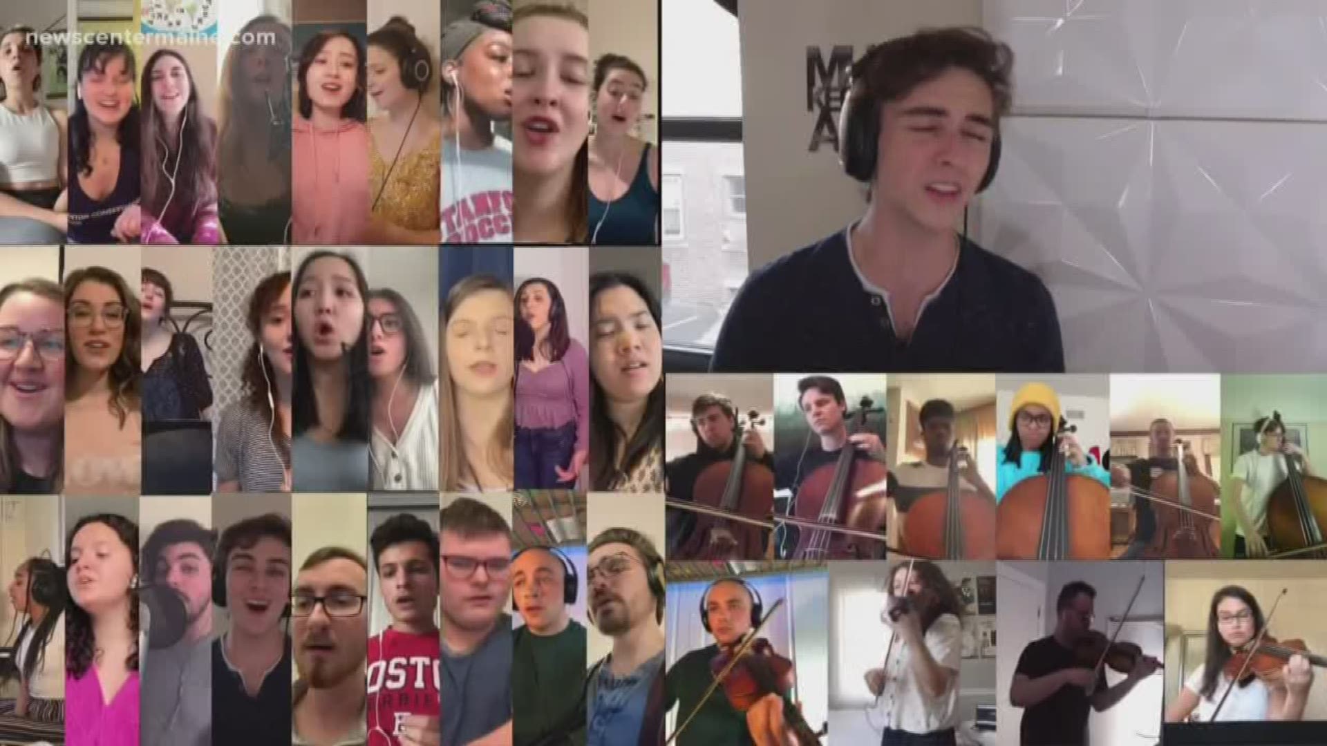 Students at the Boston Conservatory at Berklee created a social distancing rendition of 'What the World Needs Now is Love' and its amazing!