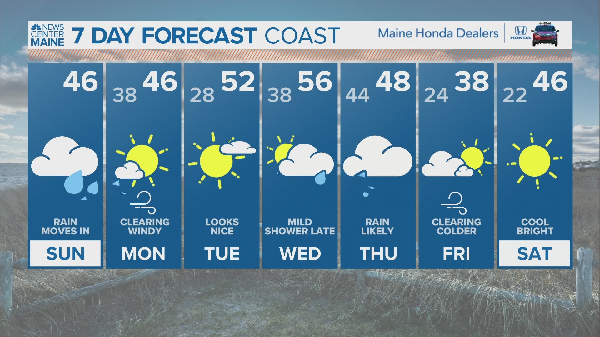NEWS CENTER Maine Weather Video Forecast Updated 8:00am Sunday, March 28th