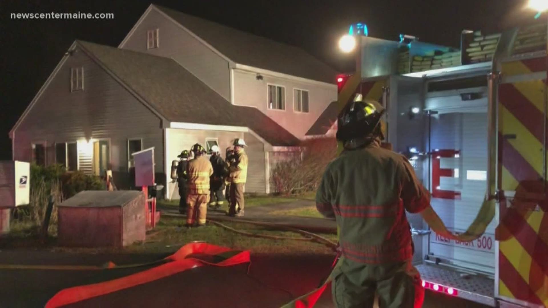 Fire fighters took quick action and stopped a fire shortly after it began at an apartment in Bowdoinham.