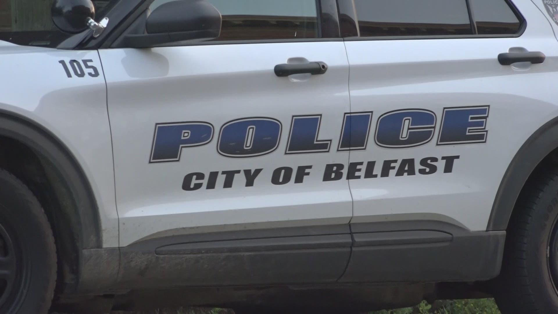 Belfast Police Dept. says the child was taken to the hospital where he died from his injuries.