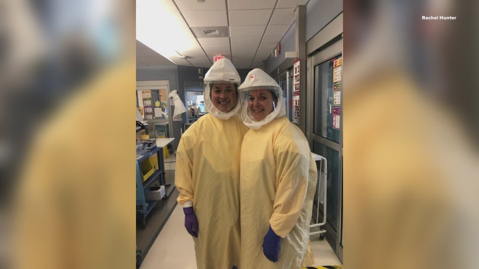 After one year on the frontlines of the battle against the pandemic, two nurses find comfort in their colleagues and urge Mainers to remain vigilant.
