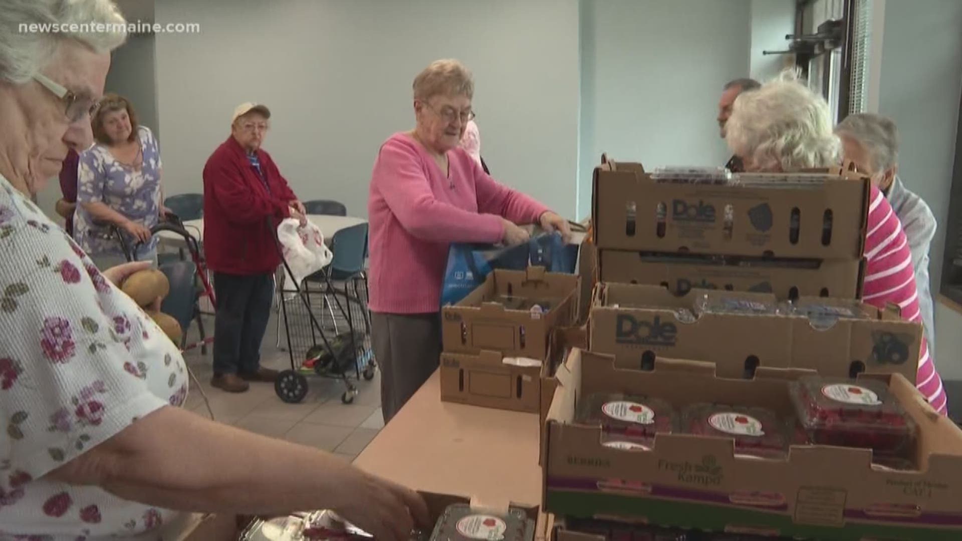 Feed Maine: the Good Shepherd Food Bank brings produce to seniors who may not otherwise be able to afford it.