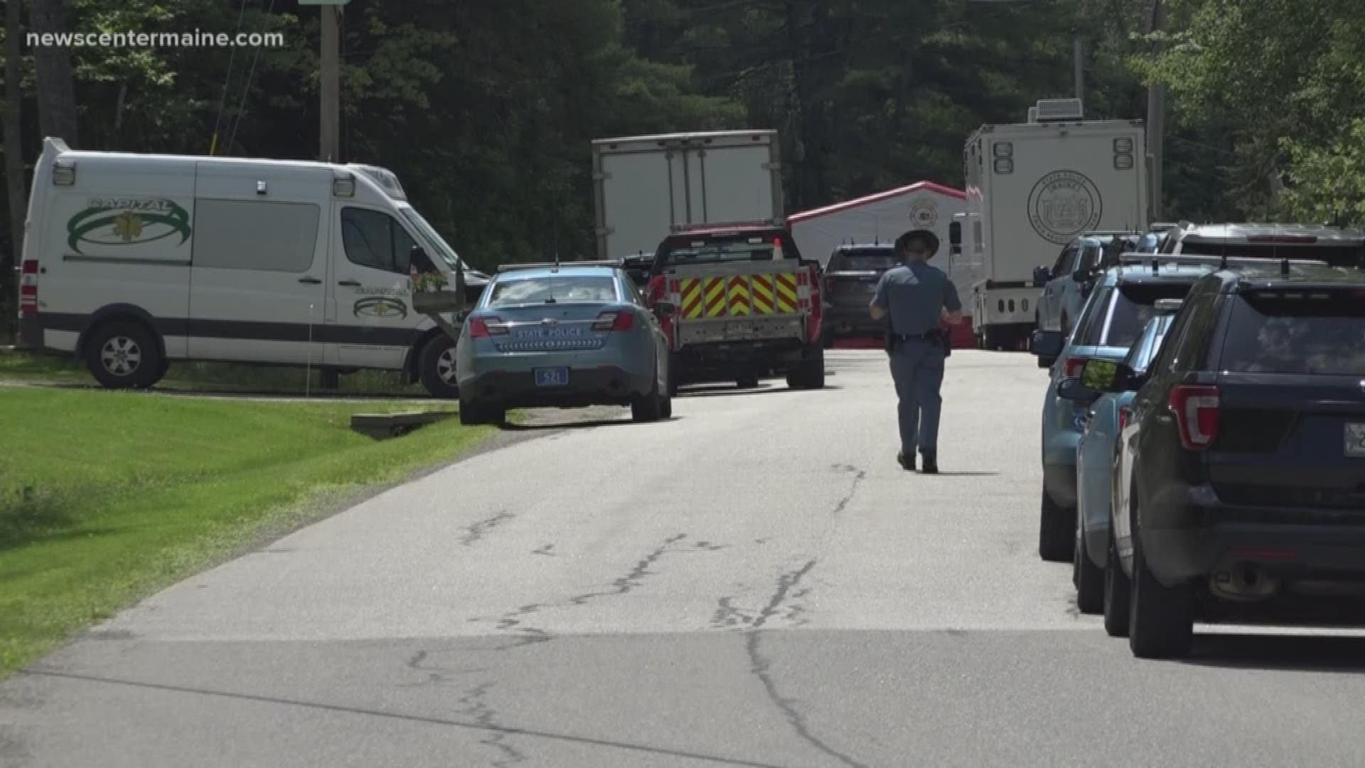 Three people are in jail after a nearly 12-hour standoff at a mobile home in Orrington.