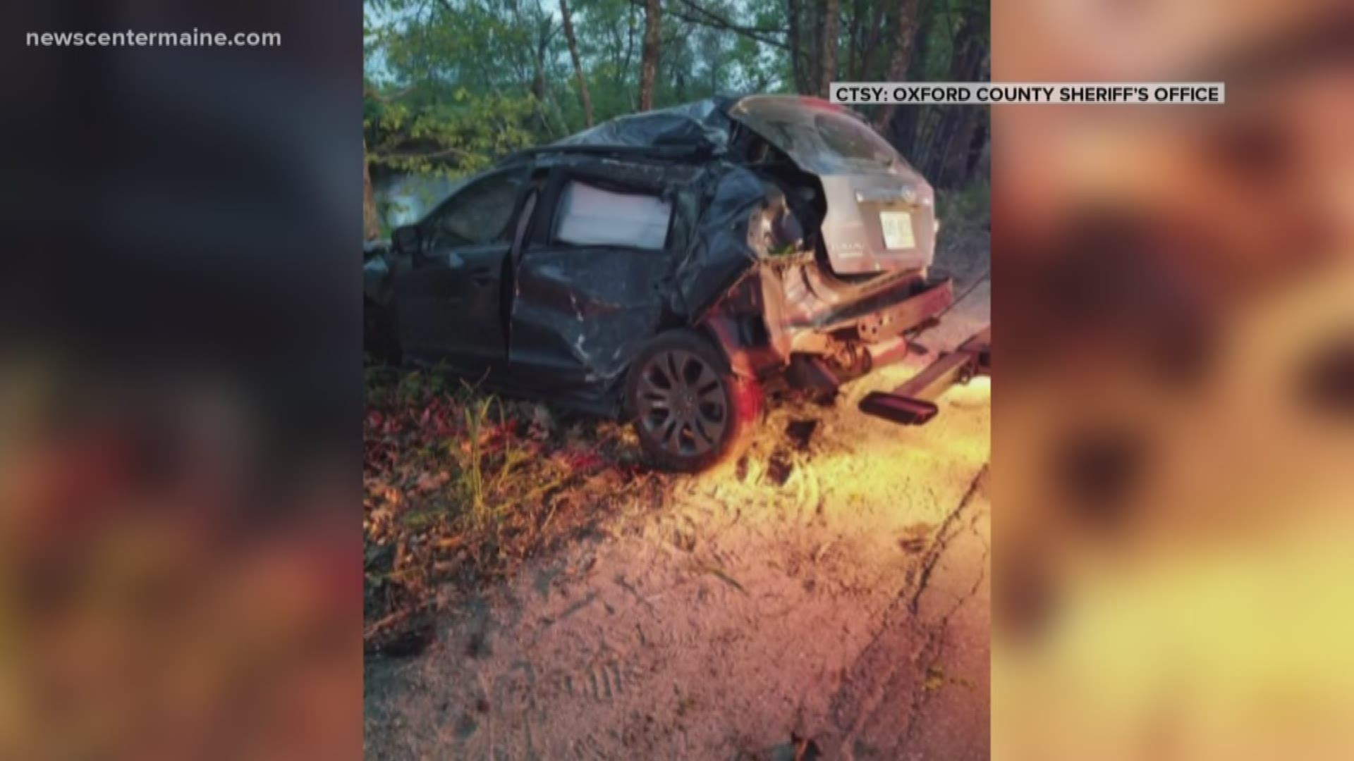 A man from Chatham, New Hampshire is under arrest after a high-speed chase in Oxford County Thursday night.