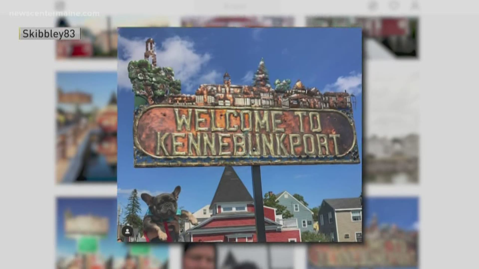 Stolen Kennebunkport sign returned