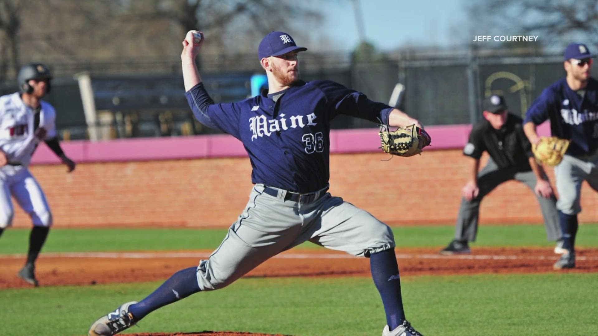 Bangor High and UMaine grad Justin Courtney signed with the Los Angeles Angels over the weekend.