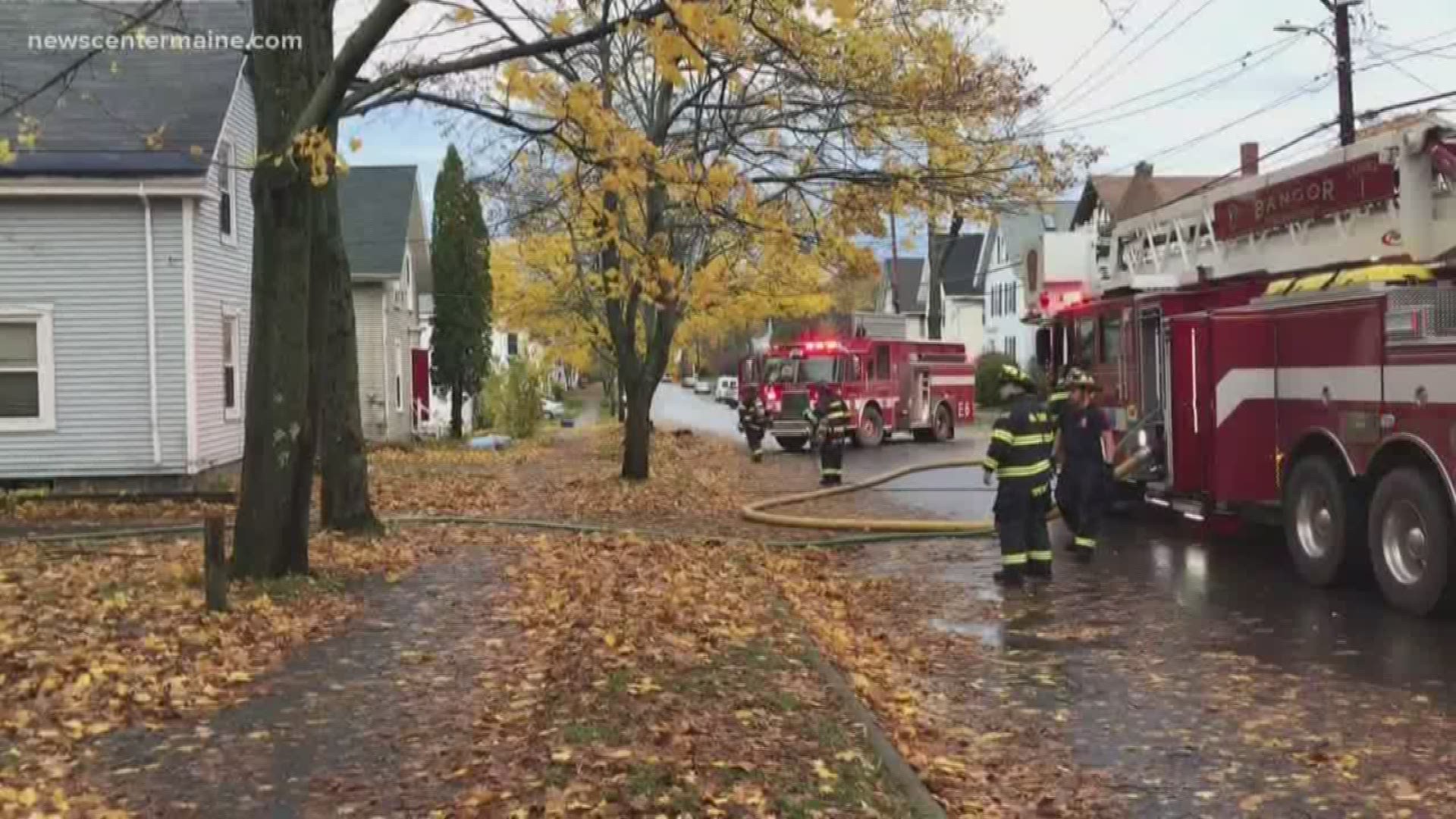 Just before eight Friday morning… reports of smoke and a fire alarm brought Bangor fire crews to 258 Essex Street.