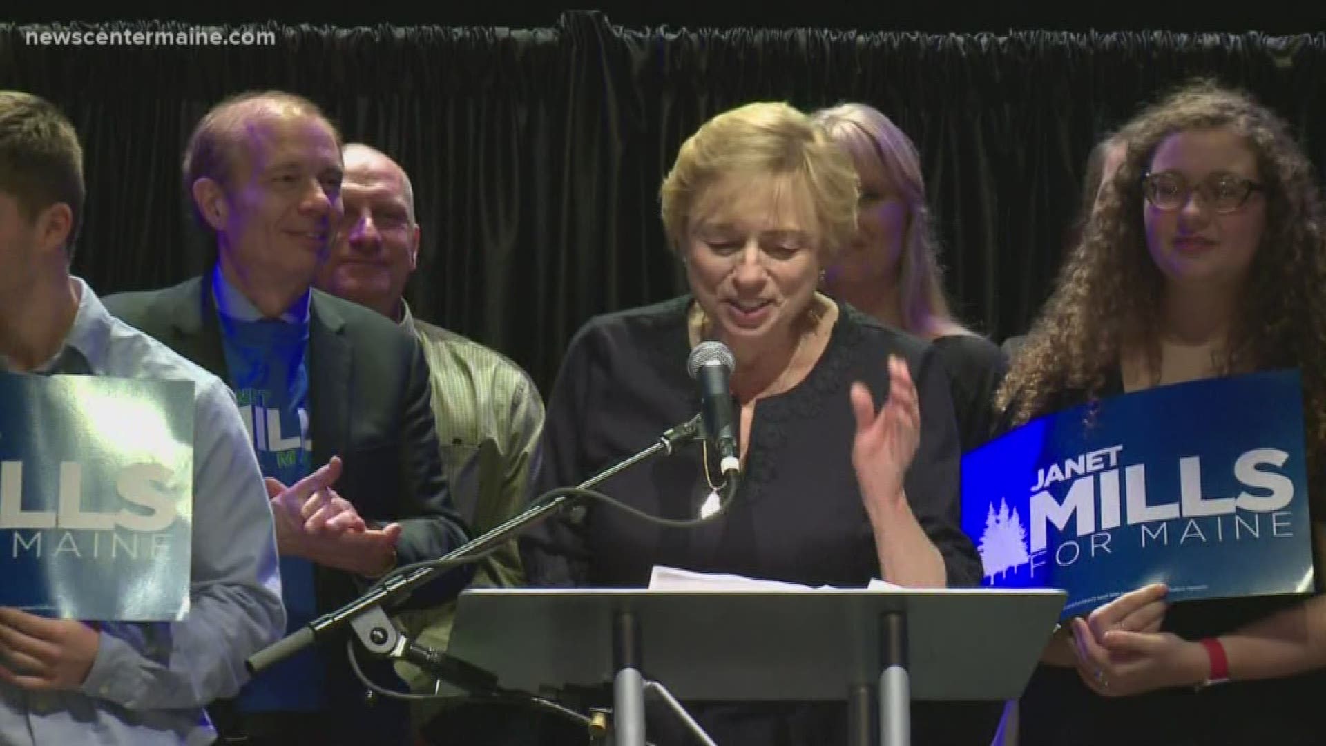 Janet Mills wins gubernatorial election