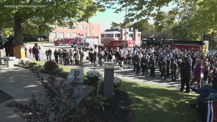 Community remembers fallen Maine firefighters at memorial in Augusta