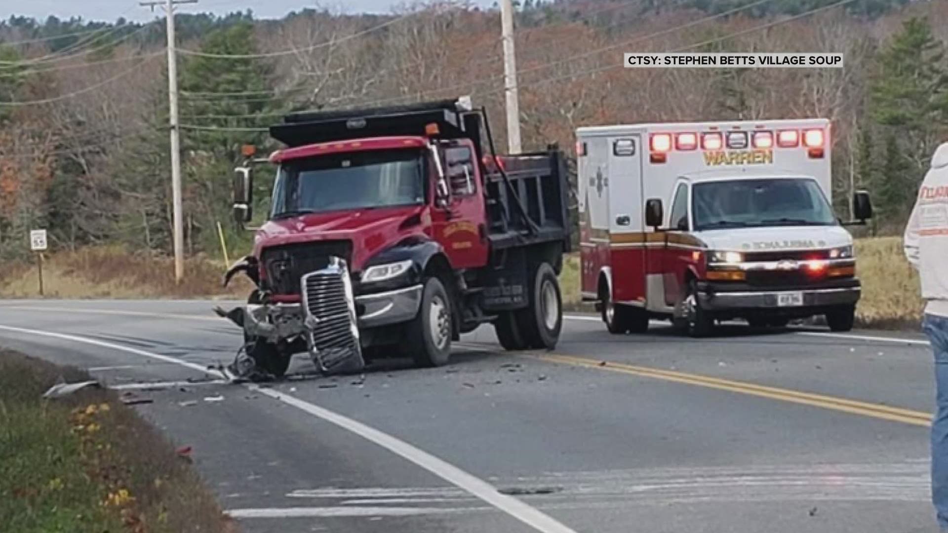 Two people were killed when a car crashed head-on into a Concord Trailways Bus in Thomaston.