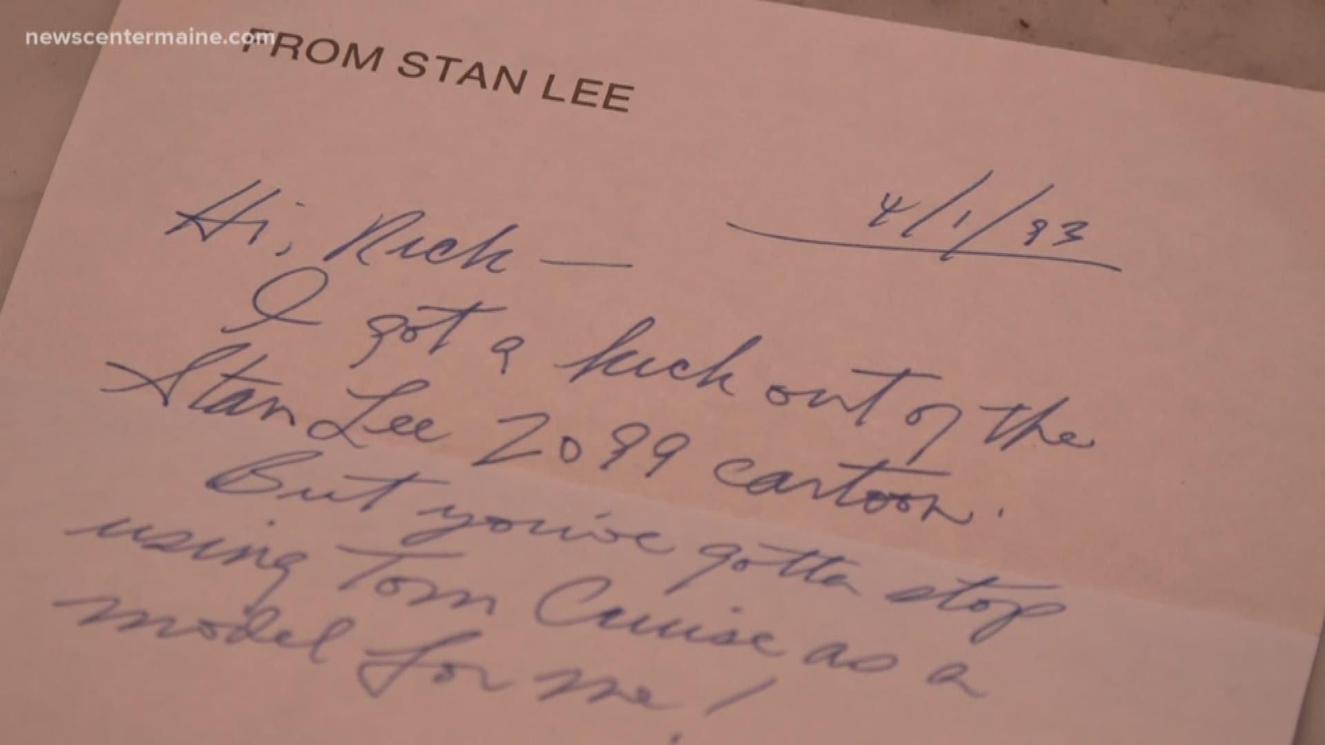 Cameron O'Brien ventures to Falmouth, Maine to talk to Rick Parker About his time working with the late Stan Lee.