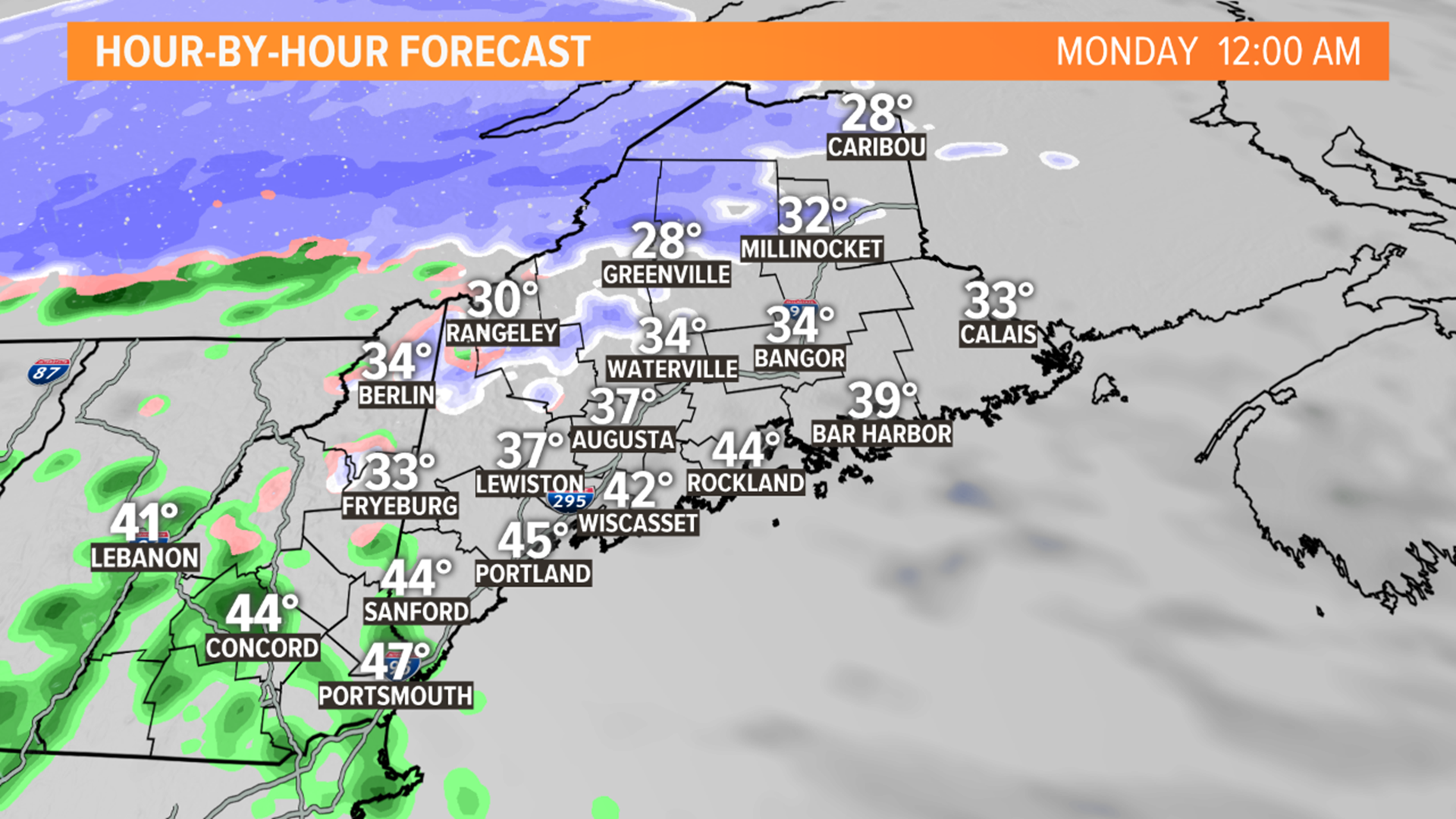 Soaking rain coming to Maine tomorrow