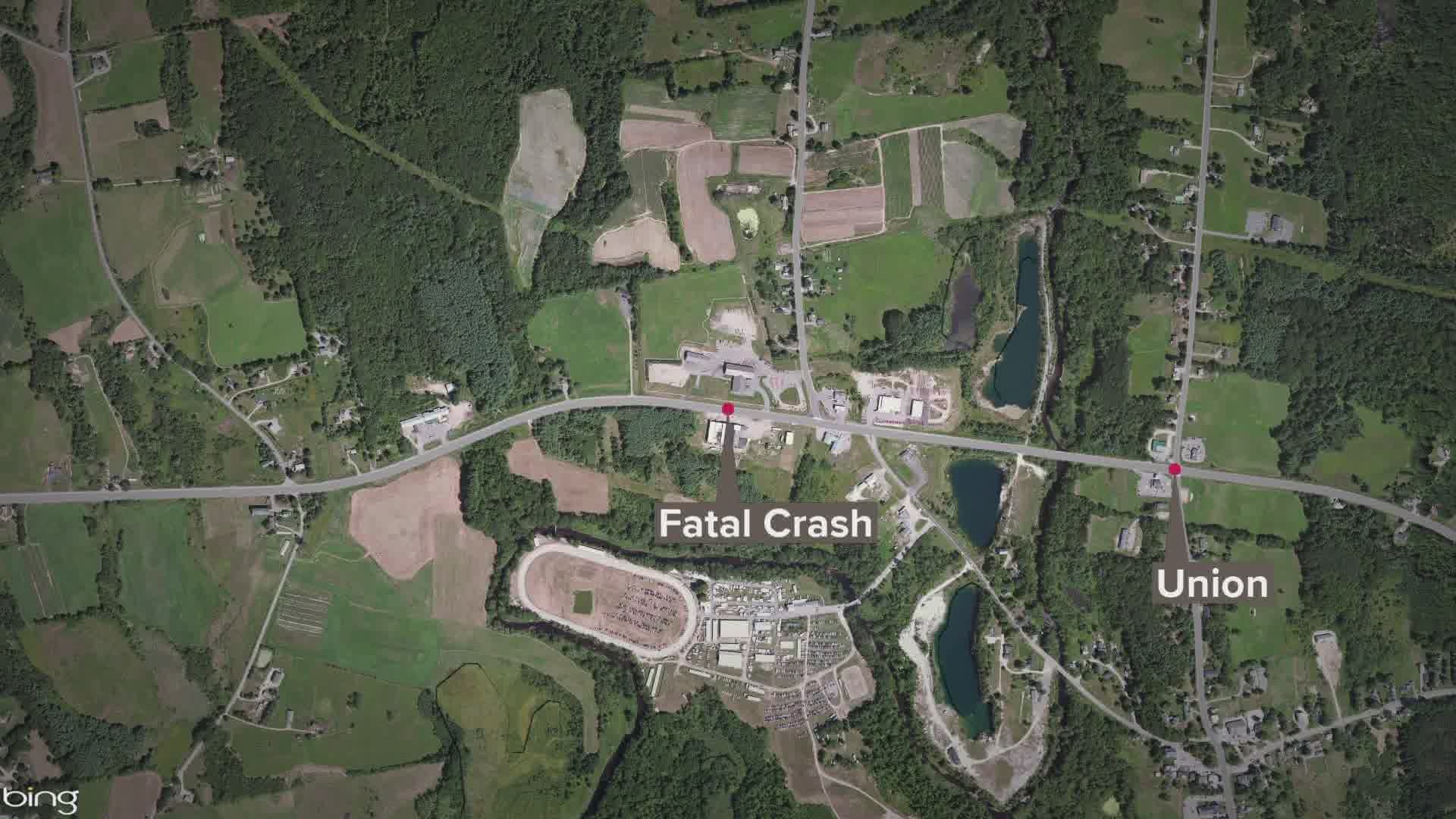 Knox County Sheriff's Office says Daniel Bailey was a passenger of a car that was hit by a truck hauling a trailer of logs. Bailey died at the scene.