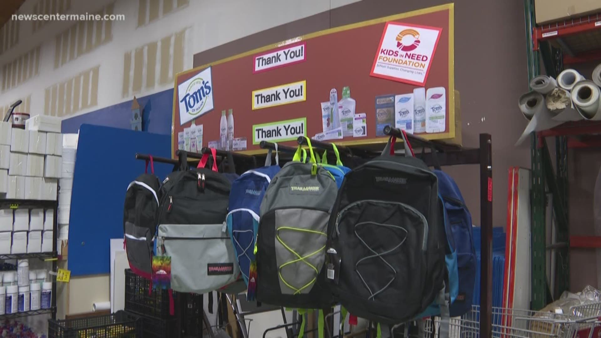 Toms of Maine donates one-thousand backpacks
